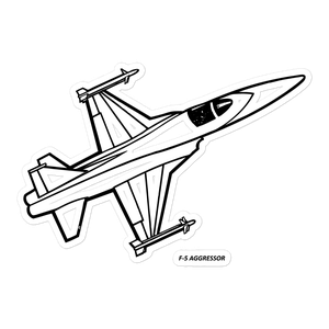 F-5 AGGRESSOR Fighter Jet Sticker