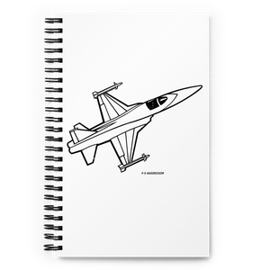 F-5 AGGRESSOR Fighter Jet Notebook