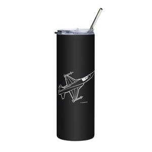 F-5 AGGRESSOR Fighter Jet  Stainless Steel Tumbler
