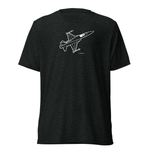 F-5 AGGRESSOR Fighter Jet Tri-blend T-Shirt