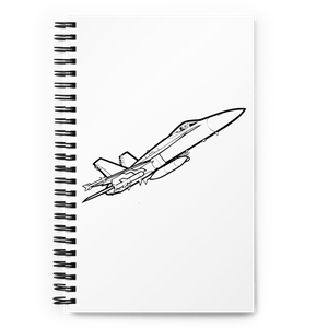 Versatile Combat Jet F/A-18 Hornet Notebook