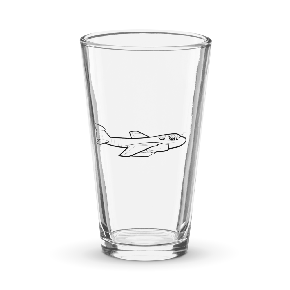 Grumman EA-6B Prowler 2  Shaker Pint Glass 