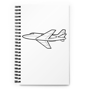 Versatile Military Jet T-39 Sabreliner Notebook