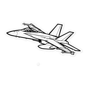 Boeing F/A-18 Super Hornet Sticker