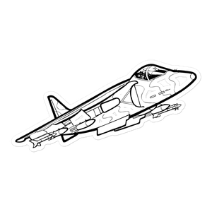 AV-8B Harrier II V/STOL Jet 2 Sticker