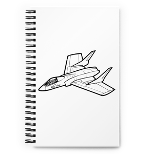 Vought F7U Cutlass Jet Fighter Notebook