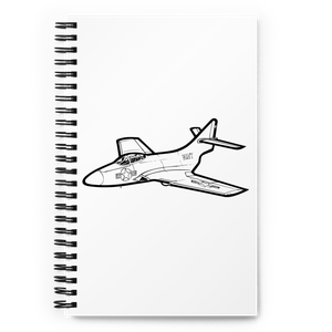 Grumman F9F-6 Cougar Jet 2 Notebook