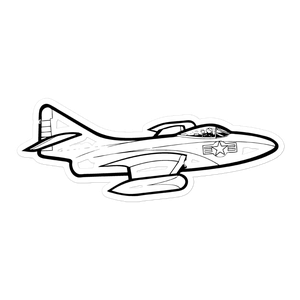 Grumman F9F Panther - Jet Age Pioneer 2 Sticker
