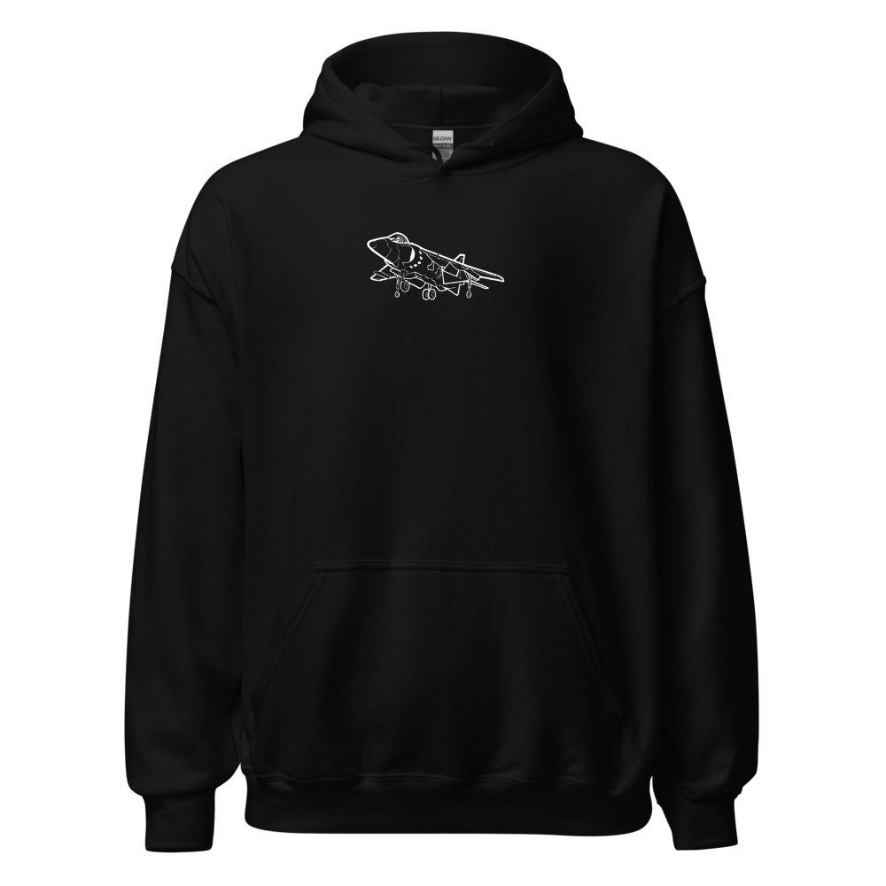 Versatile V/STOL Combat Jet - AV-8B Harrier II 3 Hoodie Sweatshirt 