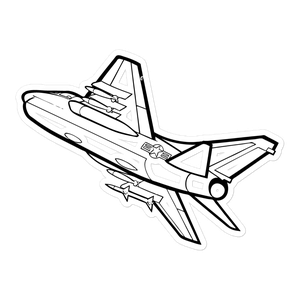 A-7 Corsair II - Naval Powerhouse 3 Sticker