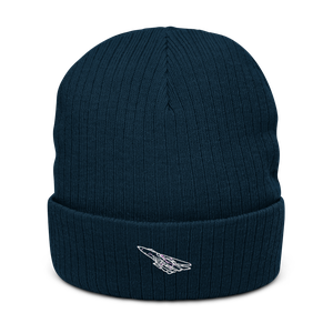 Grumman F-14 Tomcat Supremacy Atlantis Recycled Cuffed Beanie