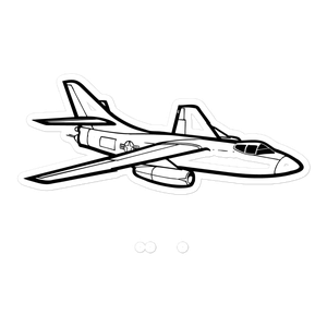 Douglas A-3 Skywarrior 'Whale' Sticker