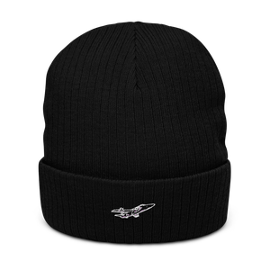 Grumman F-11 Tiger Fighter Atlantis Recycled Cuffed Beanie