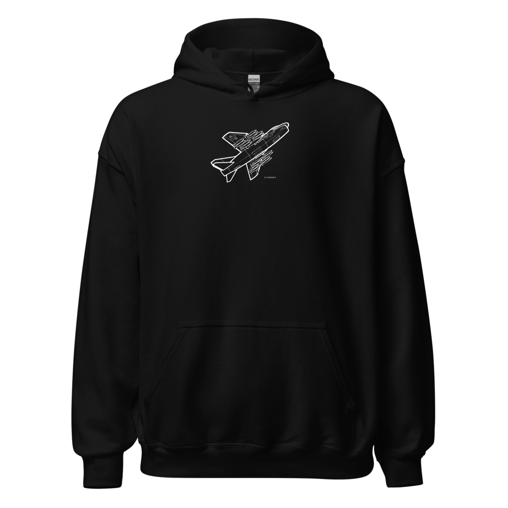 A-7 Corsair II Combat Jet Hoodie Sweatshirt 