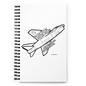 A-7 Corsair II Combat Jet Notebook