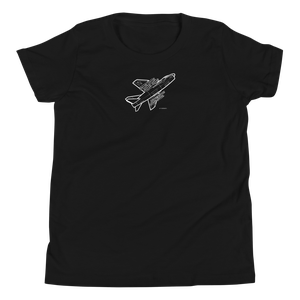 A-7 Corsair II Combat Jet Youth T-Shirt