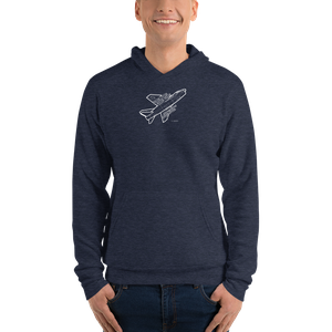 A-7 Corsair II Combat Jet Bella + Canvas Hoodie