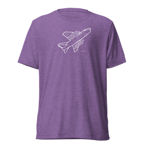 A-7 Corsair II Combat Jet Tri-blend T-Shirt