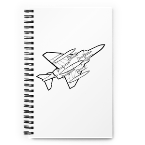 Iconic F-4 Phantom Jet Notebook