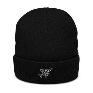 Iconic F-4 Phantom Jet Atlantis Recycled Cuffed Beanie