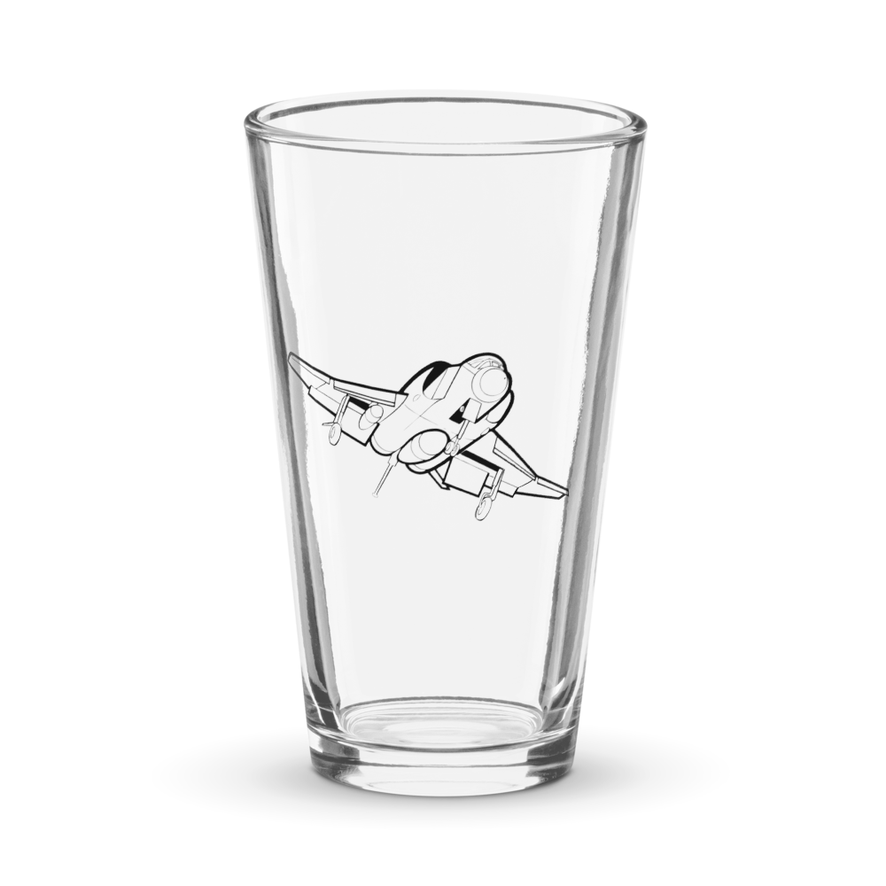 F-4 Phantom II Supersonic Jet 2  Shaker Pint Glass 
