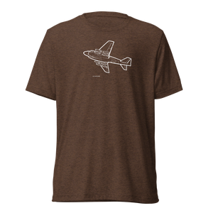 Grumman A-6 Intruder - All-Weather Warrior 3 Tri-blend T-Shirt