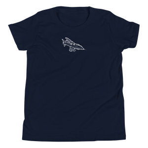 Versatile V/STOL AV-8A Harrier Youth T-Shirt