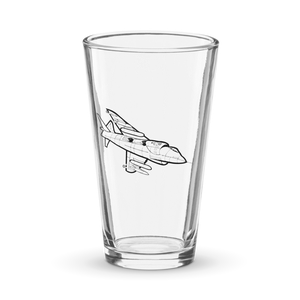 Versatile V/STOL AV-8A Harrier  Shaker Pint Glass