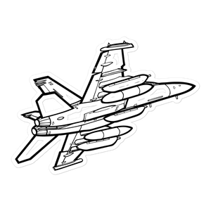 Boeing EA-18G Electronic Guardian Sticker