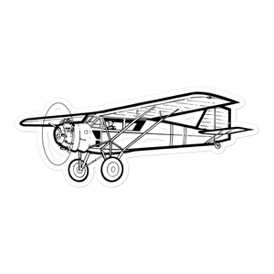 Curtiss Robin - Aviation Icon Sticker