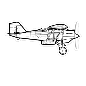 Curtiss F6C Hawk - Naval Aviator Sticker