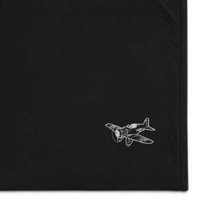 Northrop XFT Naval Prototype Port Authority Embroidered Premium Sherpa Blanket