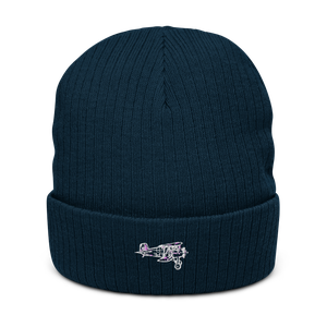 Boeing F4B Navy Fighter Atlantis Recycled Cuffed Beanie