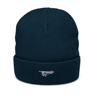 Monocoupe: 1930s Aviation Icon Atlantis Recycled Cuffed Beanie