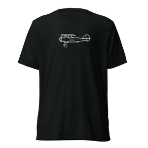 Fleet 7 Deluxe Classic Biplane Tri-blend T-Shirt