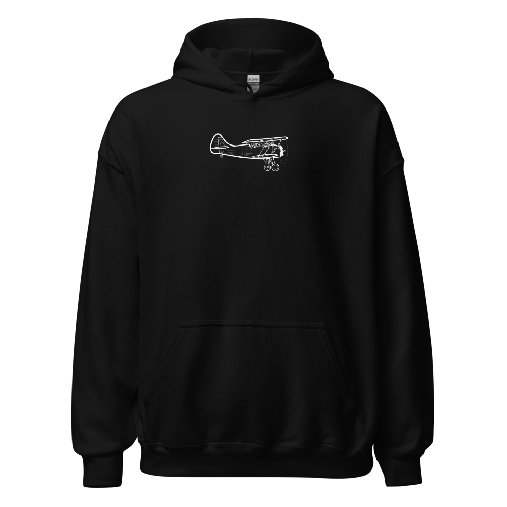 WACO YPT-14 Trainer Biplane Hoodie Sweatshirt 