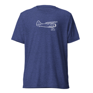 WACO YPT-14 Trainer Biplane Tri-blend T-Shirt