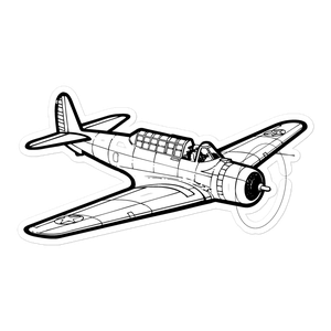 Curtiss A-18 Shrike - Air Corps Legend Sticker