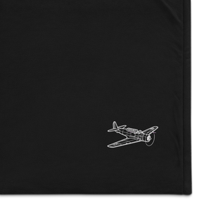 Curtiss A-18 Shrike - Air Corps Legend Port Authority Embroidered Premium Sherpa Blanket