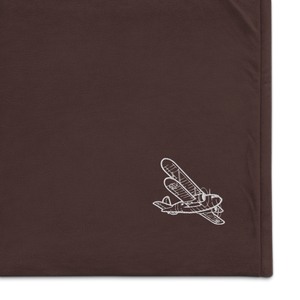 Curtiss Condor Elegance Port Authority Embroidered Premium Sherpa Blanket