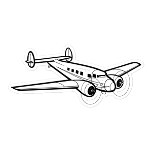 Lockheed Electra Pioneer Sticker
