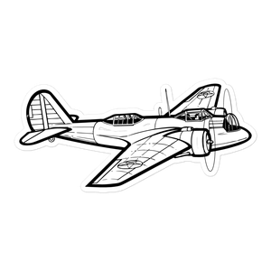 Martin B-10 Bomber Pioneer Sticker