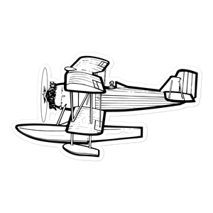 Vought O2U Corsair - Naval Biplane Sticker