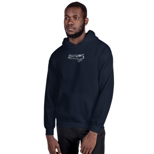 Stinson SR-9: 1930s Luxury Flyer Hoodie Sweatshirt