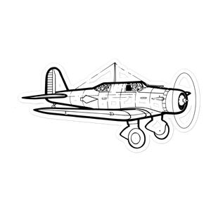 Northrop A-17 Ground-Attack Pioneer Sticker