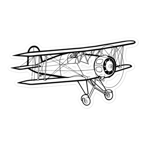 Bücker Jungmeister Aerobatic Icon Sticker