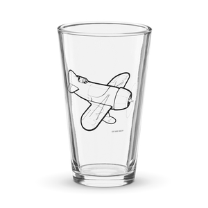 Gee Bee Super Sportster Legend  Shaker Pint Glass