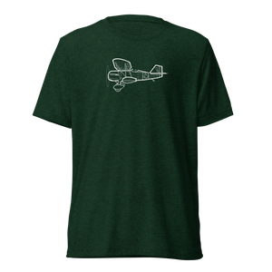 Curtiss P-6 Hawk Biplane Fighter Tri-blend T-Shirt