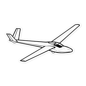 Schempp-Hirth Salto Aerobatic Glider Sticker