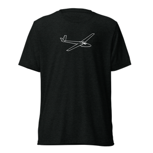 Schempp-Hirth Salto Aerobatic Glider Tri-blend T-Shirt